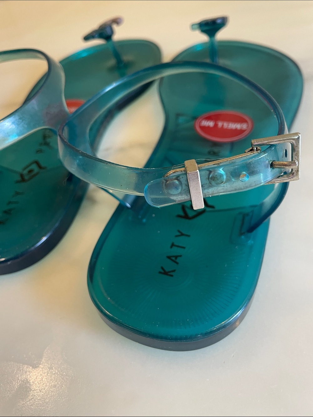 Katy Perry Geli Seahorse in Turquoise, Size 6 - Picture 4 of 6